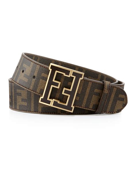 fendi zucca college belt replica|fendi logo shoulder bag.